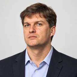 Michael Burry — AI-assisted portrait