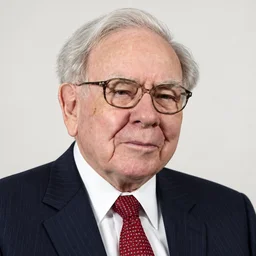 Warren Buffett — AI-assisted portrait
